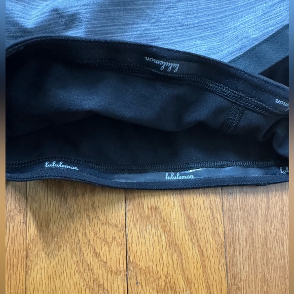 Lululemon Run Speed Squad Shorts Slate Gray/ Black with Flirty Pocket Sz. 6 - Picture 4 of 8